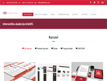 Tablet Screenshot of informatickaakademija.com